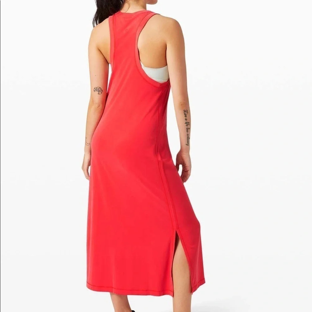 Lululemon Ease of it All Dress Carnation Red
